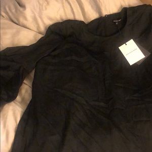 Black dress with loose sleeves